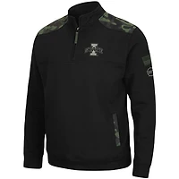 Colosseum Iowa State Cyclones OHT Military Appreciation Commo Fleece Quarter-Zip Jacket