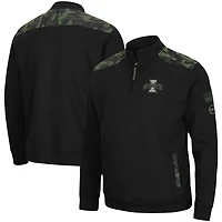 Colosseum Iowa State Cyclones OHT Military Appreciation Commo Fleece Quarter-Zip Jacket