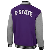 Colosseum Kansas State Wildcats Ambi-Turner Full-Zip Varsity Jacket