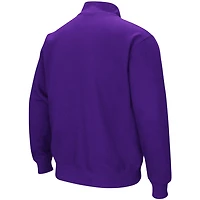 Colosseum LSU Tigers Big  Tall Tortugas Quarter-Zip Jacket