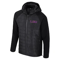 Colosseum LSU Tigers Block The Sun Full-Zip Hooded Jacket