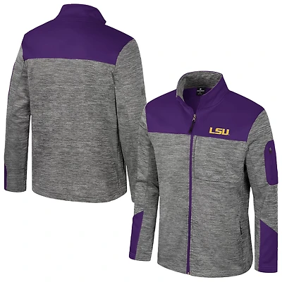 Colosseum LSU Tigers Guard Full-Zip Jacket