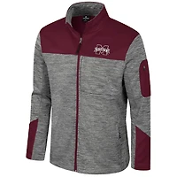 Colosseum Maroon Mississippi State Bulldogs Guard Full-Zip Jacket