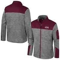 Colosseum Maroon Mississippi State Bulldogs Guard Full-Zip Jacket