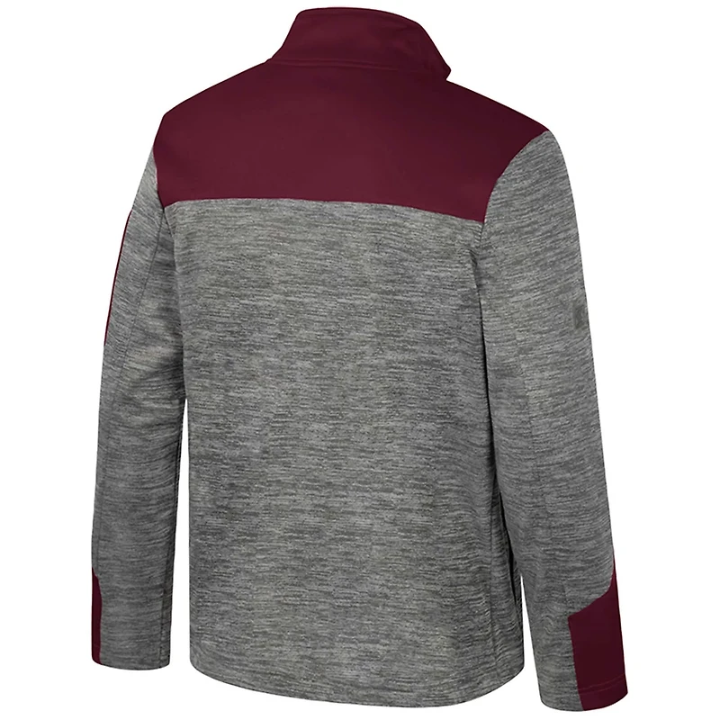 Colosseum Maroon Mississippi State Bulldogs Guard Full-Zip Jacket