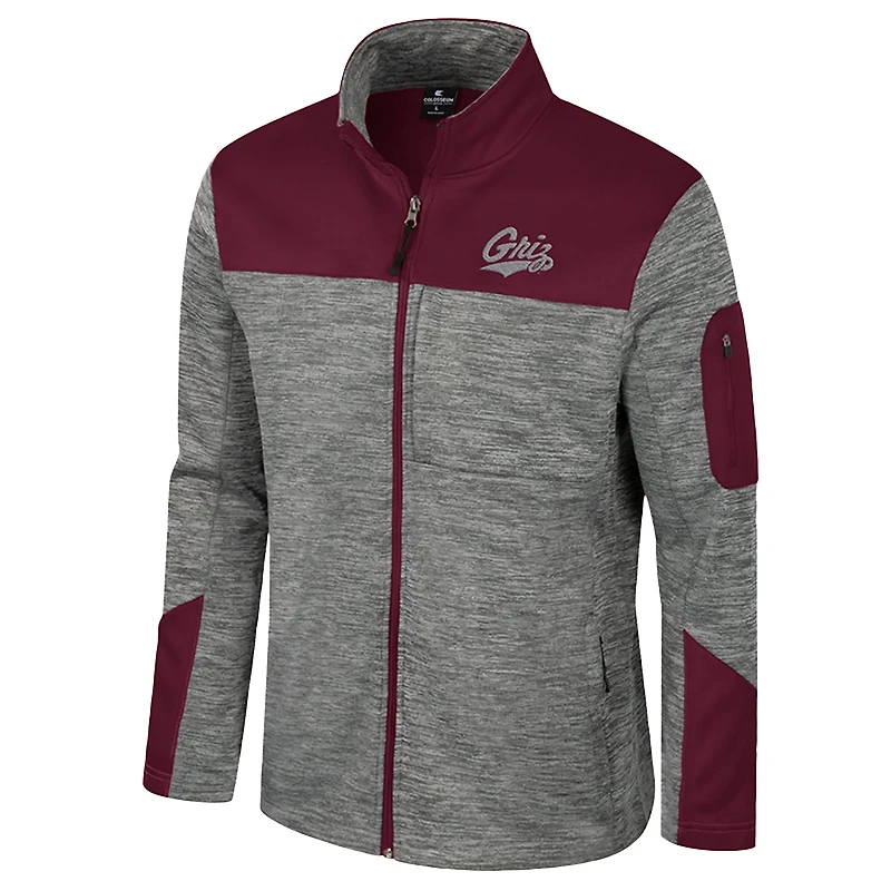 Colosseum Maroon Montana Grizzlies Guard Full-Zip Jacket