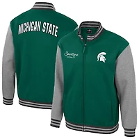 Colosseum Michigan State Spartans Ambi-Turner Full-Zip Varsity Jacket