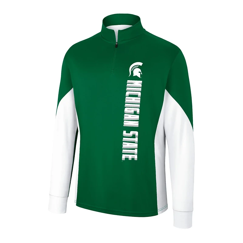 Colosseum Michigan State Spartans Bart Quarter-Zip Windshirt