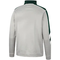 Colosseum Michigan State Spartans Bushwood Fleece Quarter-Zip Jacket