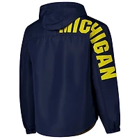 Colosseum Michigan Wolverines Reloaded Anorak Half-Zip Jacket