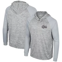 Colosseum Montana Grizzlies Cybernetic Raglan Quarter-Zip Hooded Top