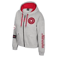 Colosseum Nebraska Huskers Alfie Full-Zip Hoodie Jacket