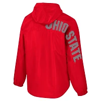 Colosseum Ohio State Buckeyes Reloaded Anorak Half-Zip Jacket