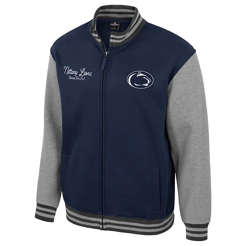 Colosseum Penn State Nittany Lions Ambi-Turner Full-Zip Varsity Jacket