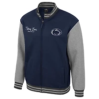 Colosseum Penn State Nittany Lions Ambi-Turner Full-Zip Varsity Jacket