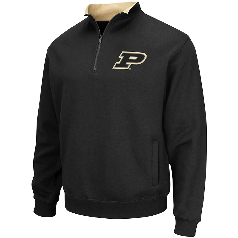 Colosseum Purdue Boilermakers Big  Tall Tortugas Quarter-Zip Jacket