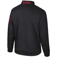 Colosseum Rutgers Scarlet Knights Mainframe Fleece Quarter-Zip Jacket