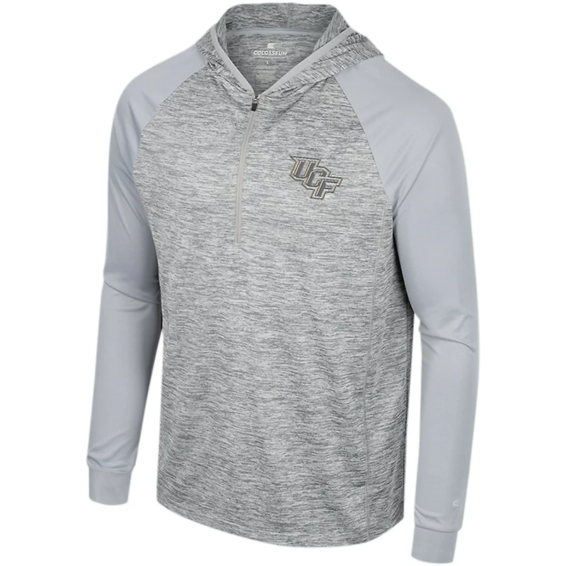 Colosseum UCF Knights Cybernetic Raglan Quarter-Zip Hooded Top