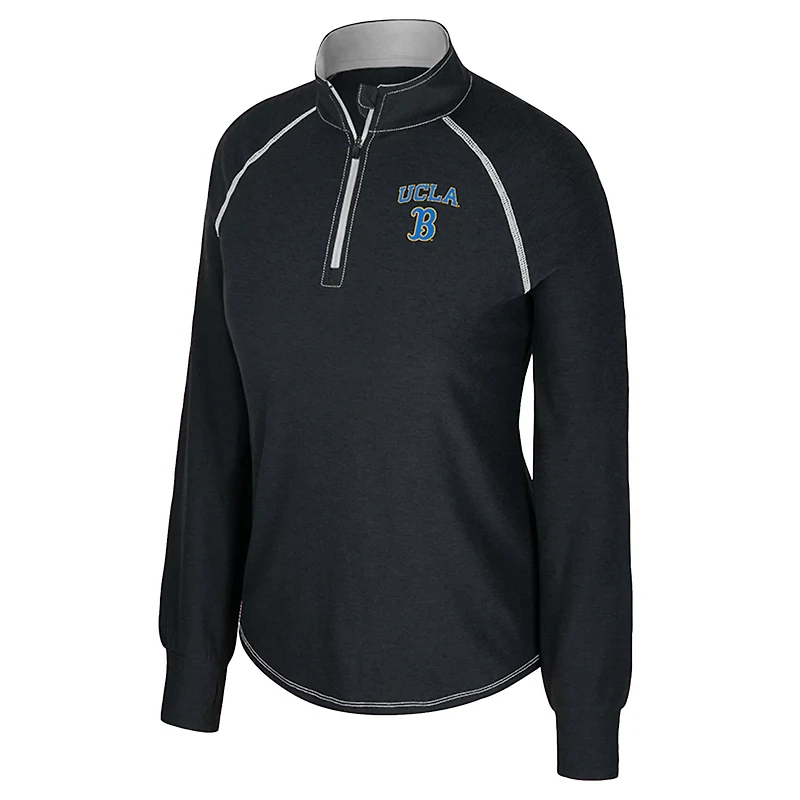 Colosseum UCLA Bruins Bikram Raglan Quarter-Zip Top