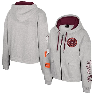 Colosseum Virginia Tech Hokies Alfie Full-Zip Hoodie Jacket
