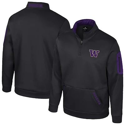 Colosseum Washington Huskies Mainframe Quarter-Zip Fleece Jacket