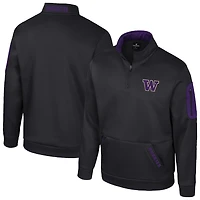 Colosseum Washington Huskies Mainframe Quarter-Zip Fleece Jacket