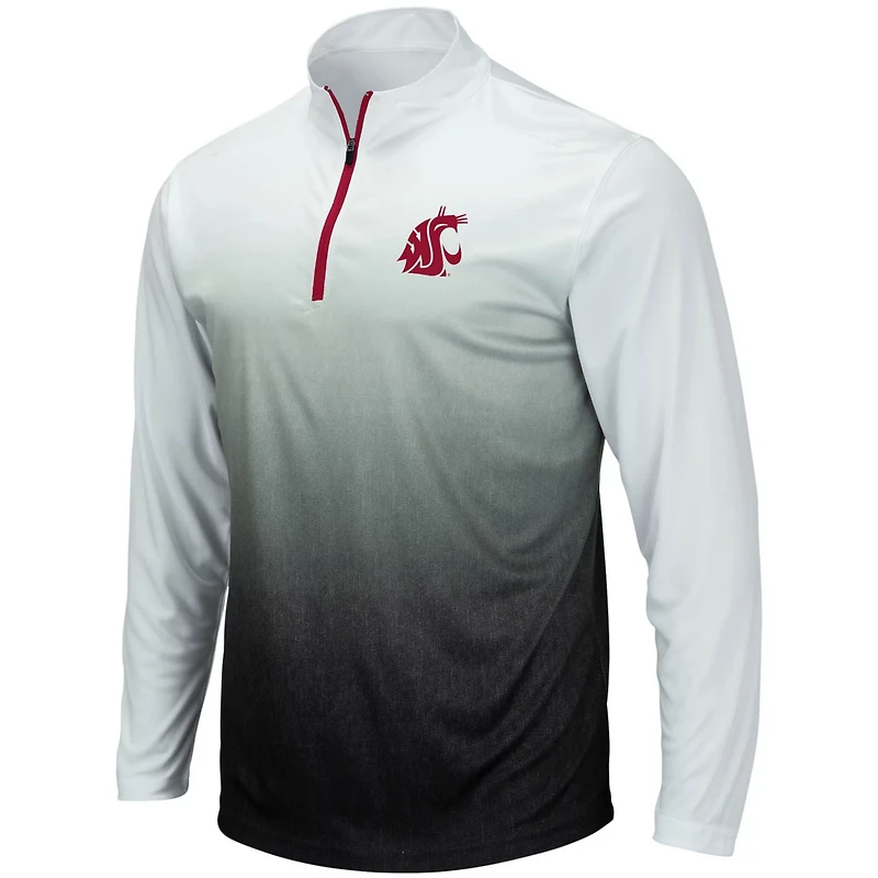 Colosseum Washington State Cougars Magic Team Logo Quarter-Zip Jacket