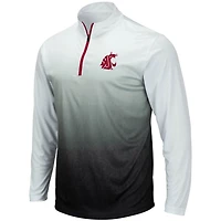 Colosseum Washington State Cougars Magic Team Logo Quarter-Zip Jacket
