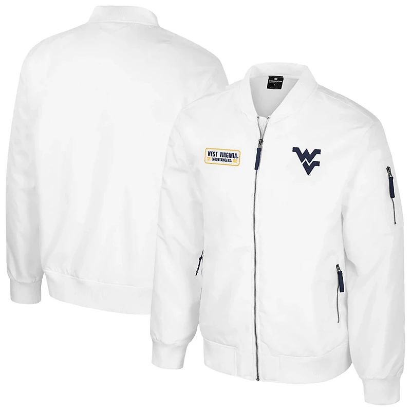 Colosseum West Virginia Mountaineers Rabbit Full-Zip Bomber Jacket
