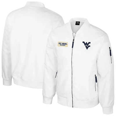 Colosseum West Virginia Mountaineers Rabbit Full-Zip Bomber Jacket