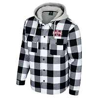 Colosseum White Mississippi State Bulldogs Buffalo Plaid Full-Zip Jacket