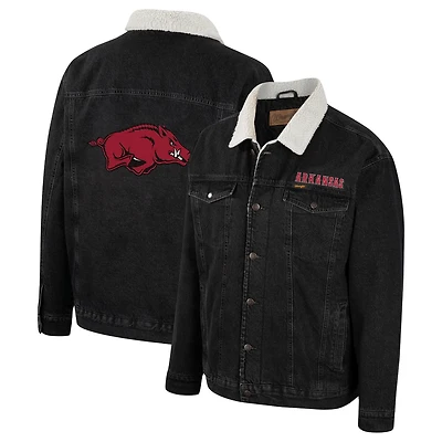 Colosseum x Wrangler Arkansas Razorbacks Western Button-Up Jacket