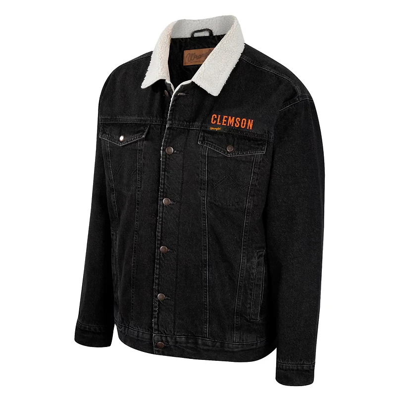Colosseum x Wrangler Clemson Tigers Western Button-Up Jacket