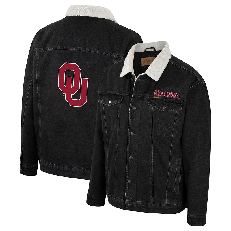 Colosseum x Wrangler Oklahoma Sooners Western Button-Up Jacket