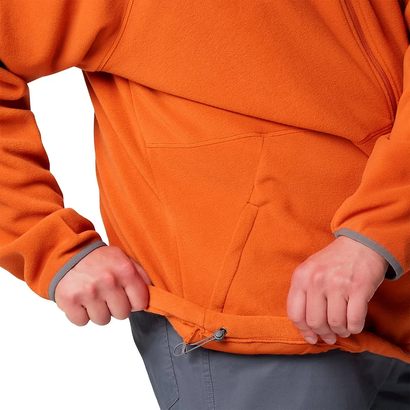 Columbia Burnt Texas Longhorns Big Tall Flanker IV Fleece Raglan Full-Zip Jacket