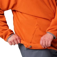 Columbia Burnt Texas Longhorns Big  Tall Flanker IV Fleece Raglan Full-Zip Jacket