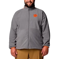 Columbia Clemson Tigers Big  Tall Flanker IV Fleece Raglan Full-Zip Jacket