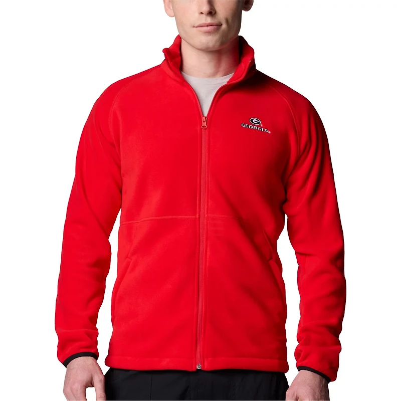 Columbia Georgia Bulldogs Big Tall Flanker IV Fleece Raglan Full-Zip Jacket