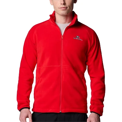 Columbia Georgia Bulldogs Big  Tall Flanker IV Fleece Raglan Full-Zip Jacket