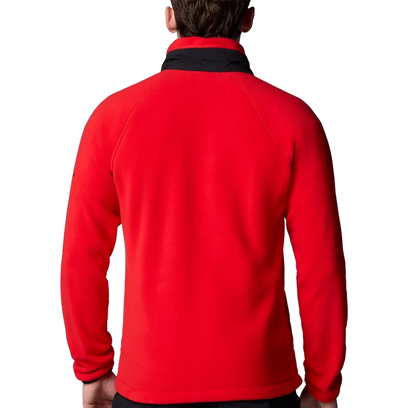 Columbia Georgia Bulldogs Big Tall Flanker IV Fleece Raglan Full-Zip Jacket