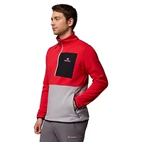 Columbia Gray Georgia Bulldogs Hike Omni-Wick Half-Zip Pullover