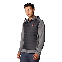 Columbia Gray Ohio State Buckeyes Out-Shield Hybrid Full-Zip Hoodie Jacket
