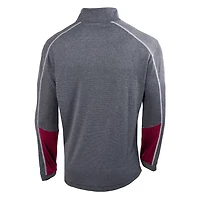 Columbia Heather Gray Arkansas Razorbacks Shotgun Omni-Wick Quarter-Zip Jacket