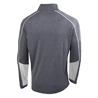 Columbia Heather Gray Oregon Ducks Shotgun Omni-Wick Quarter-Zip Jacket