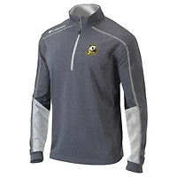 Columbia Heather Gray Oregon Ducks Shotgun Omni-Wick Quarter-Zip Jacket