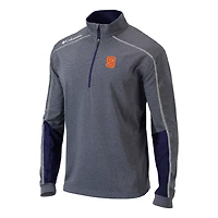 Columbia Heather Gray Syracuse Orange Shotgun Omni-Wick Quarter-Zip Jacket
