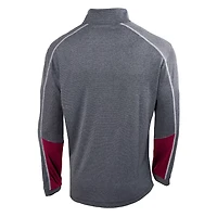 Columbia Heather Gray USC Trojans Shotgun Omni-Wick Quarter-Zip Jacket