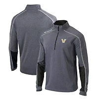Columbia Heather Gray Vanderbilt Commodores Shotgun Omni-Wick Quarter-Zip Jacket