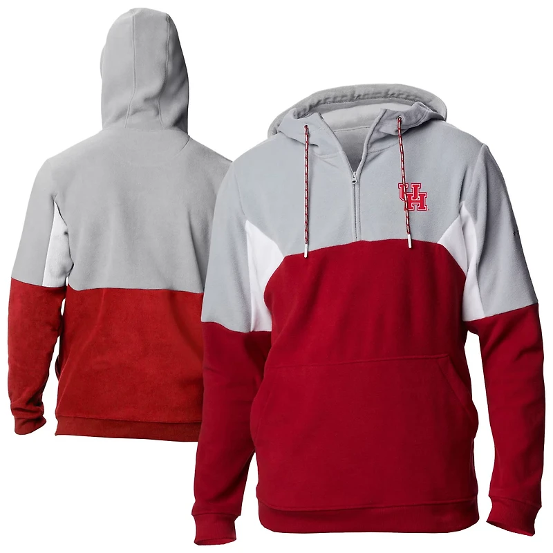 Columbia Houston Cougars Lodge Fleece Quarter-Zip Hoodie