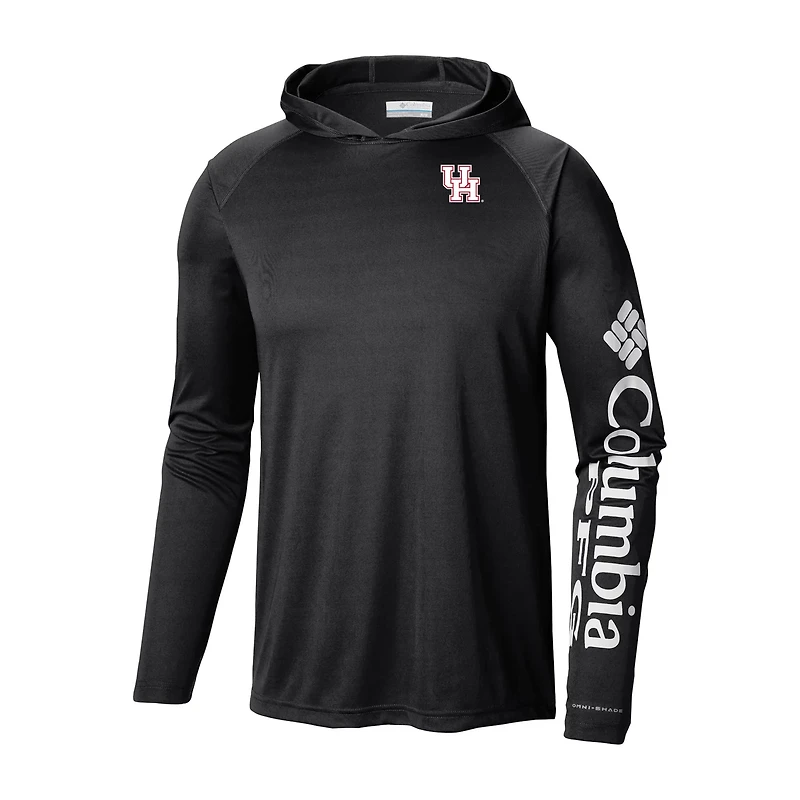Columbia Houston Cougars Terminal Tackle Omni-Shade Lightweight Pullover Hoodie